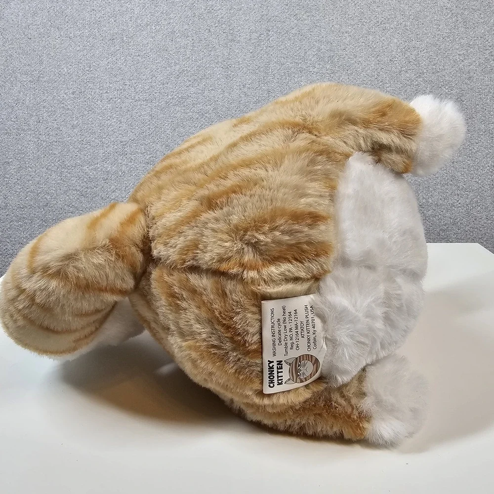 Attatoy Chonky Kitten Grumpy Taco‎ Cat Weighted Plush Animal Plump Fun Whimsical